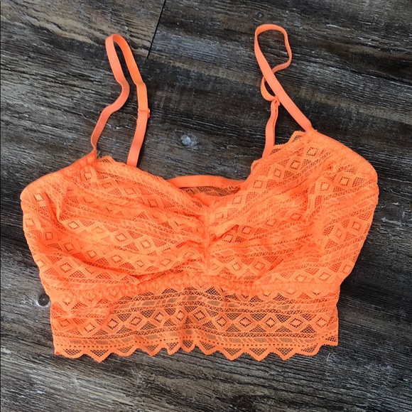 orange bralette